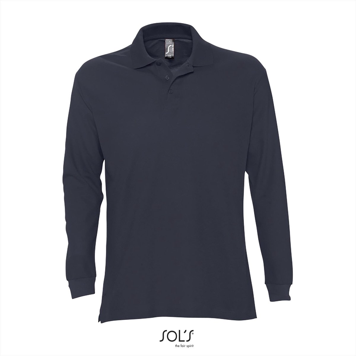 SOL'S Long Sleeve Polo Star L539 - Navy - XXL