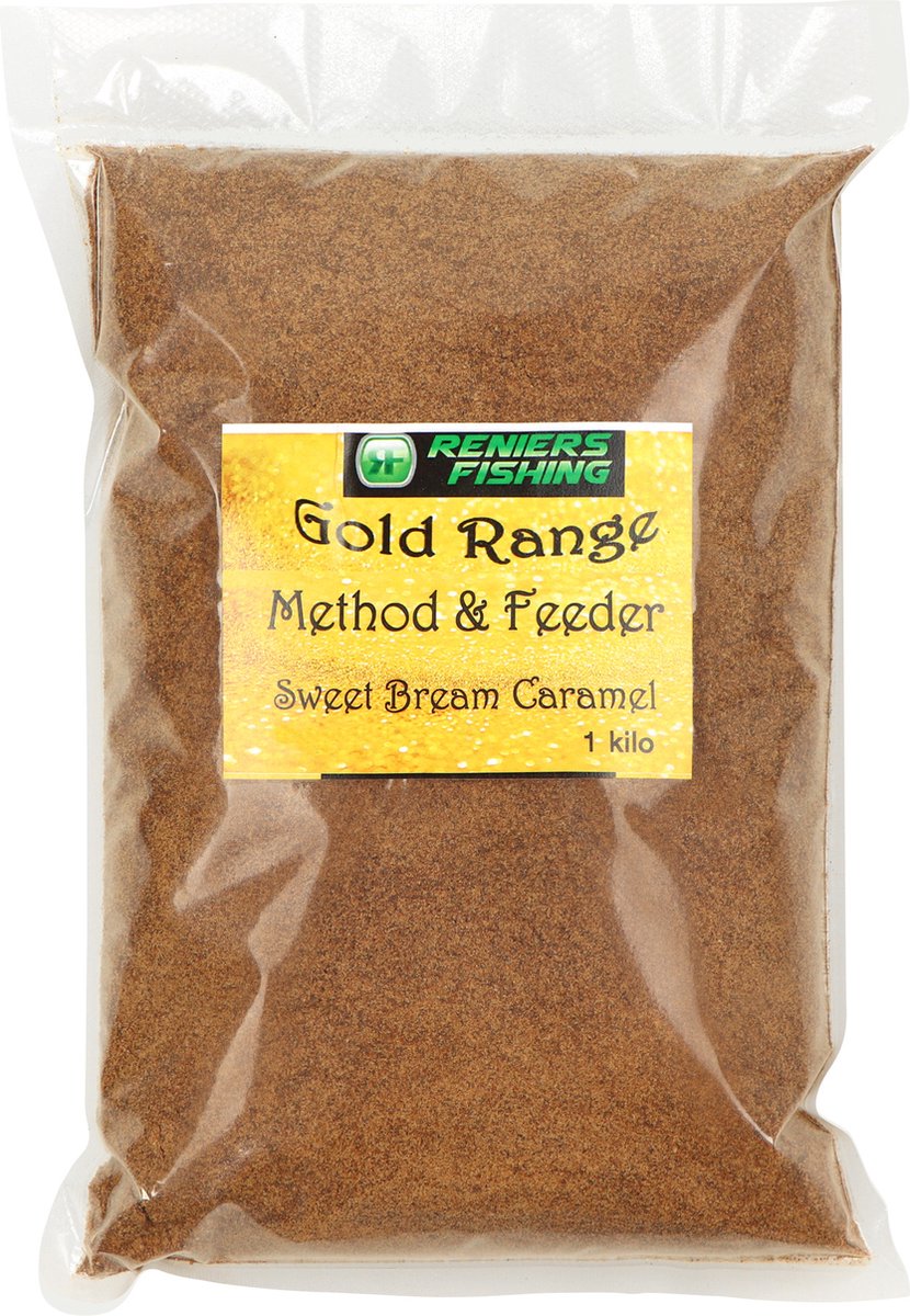 Reniers Fishing Gold Range Voeder Method & Feeder 1 Kilo - Smaak : Squid & Octopus