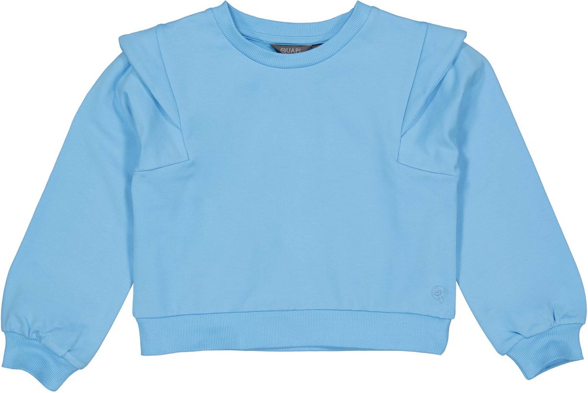 Quapi - Meisjes sweater - Dess - Sky blauw - Maat 110/116