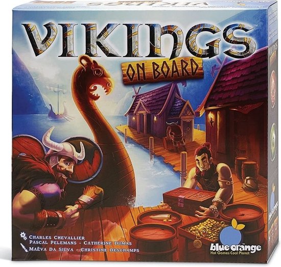 Blue Orange Games - Vikings on Board - Bordspel - 2-4 Spelers - Geschikt vanaf 8 Jaar