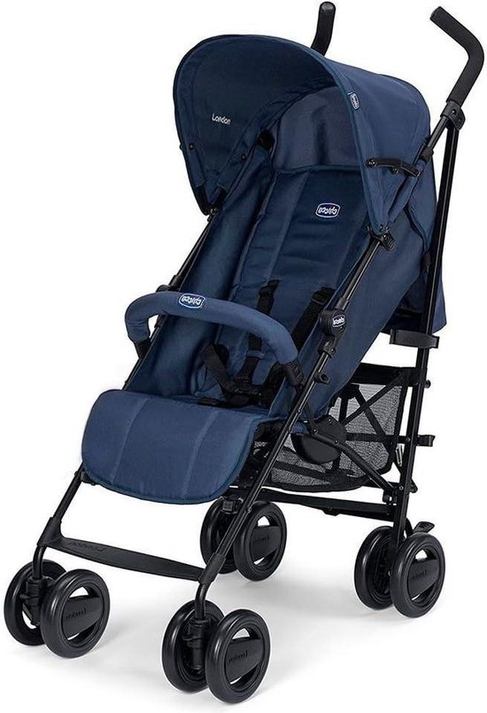 Foto: Opvouwbare lichtgewicht kinderwagen van 0 maanden tot 15 kg verstelbare en compacte wandelwagen veiligheidsbeugel en slaapstand paraplu buggy blauw buggy inklapbaar vliegtuig