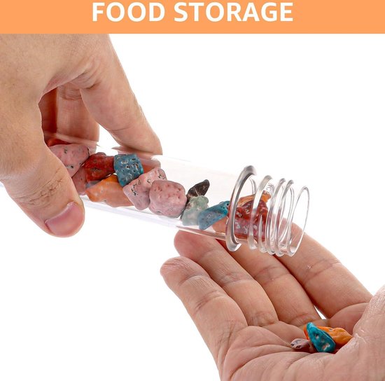 Plastic Reageerbuisjes Met Schroefdop
