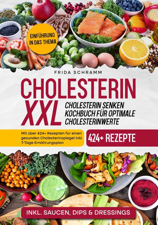 Cholesterin XXL - Cholesterin senken Kochbuch für optimale  ... - cover