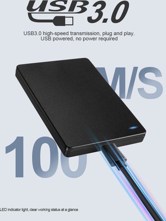 Ugreen USB 3.0 SATA Harddisk Behuizing voor 3.5 Harde schijven en SSD
