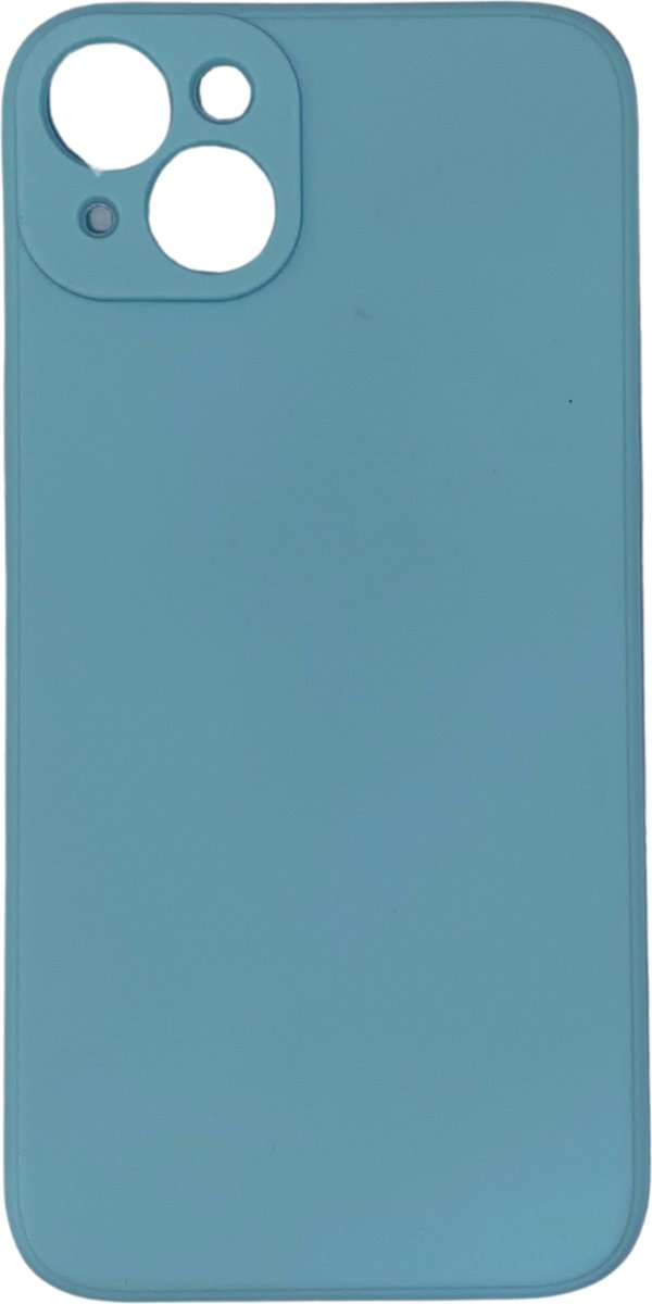 Smartphonehoesje - telefoonhoesje - geschikt voor iPhone 15 Plus - lichtblauw - flexibel