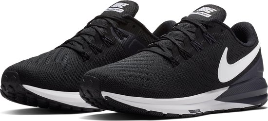 Nike Air Zoom Structure 22 Dames Sportschoenen - Black/White-Gridiron - Maat 37.5 Nike Air Zoom Structure 22 Dames Sportschoenen - Black/White-Gridiron - Maat 37.5