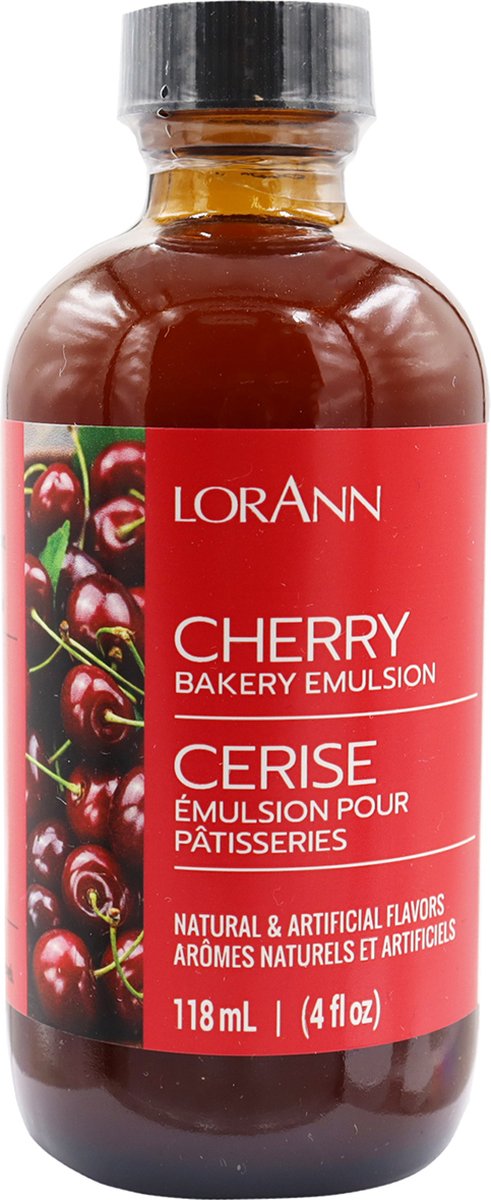 LorAnn Bakery Emulsion - Cherry - 118 ml - Geconcentreerde Extracten - Smaakstof - Aroma