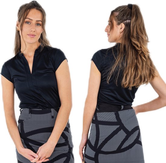 Func Factory dames polo zwart maat 48 van Func Factory — afbeelding 4