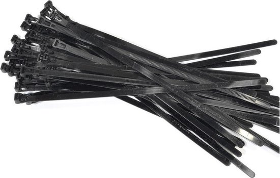 Oksdown Herbruikbare kabelbinders, nylon, 200 mm × 7,6 mm