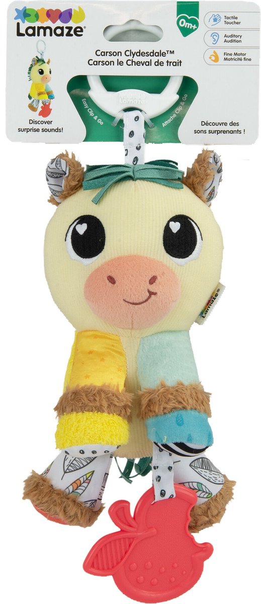 Lamaze Carson het Trekpaard - Educatief babyspeelgoed - Spelen en ontdekken - Knuffel — afbeelding 4