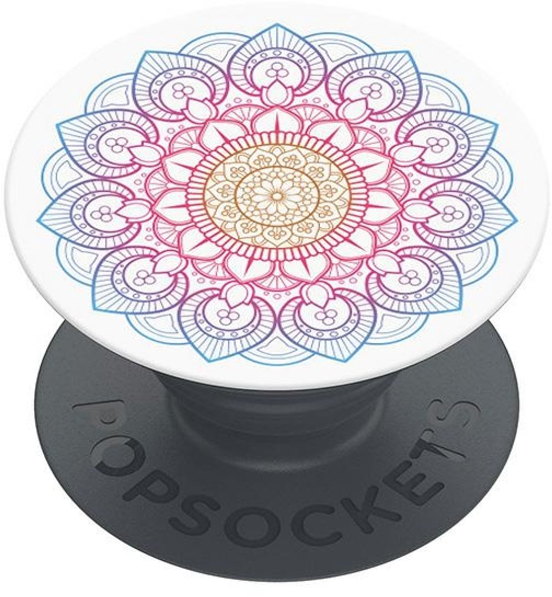 PopSockets PopGrip Basic - Telefoonbutton en Standaard (niet verwisselbaar) - Rainbow Mandala