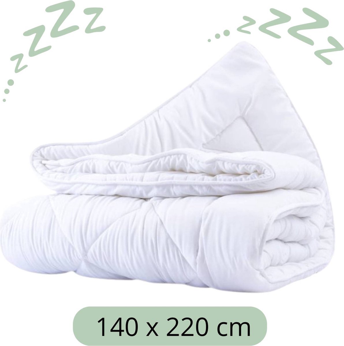 Sleeps Enkel Dekbed - Eenpersoons - 140x220 cm - Anti Allergie - Comfort & Ademend - Zomerdekbed & Winterdekbed