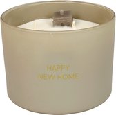 MY FLAME - Bougie de soja - Happy New Home - Fig's Delight - beige - 70 heures de combustion