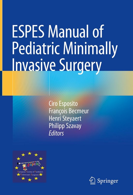 ESPES Manual of Pediatric Minimally Invasive Surgery - cover