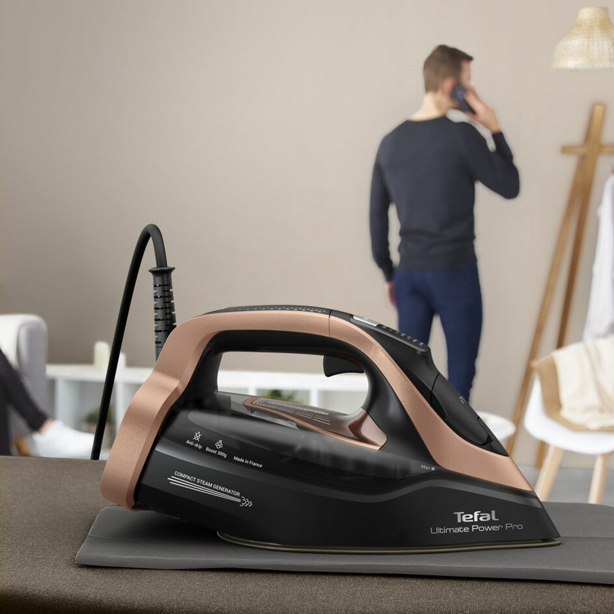 Tefal Ultimate Power Pro FV9E50 - Stoomstrijkijzer - Extra Krachtig - Automatische Uitschakeling - 3200W thumbnail 4