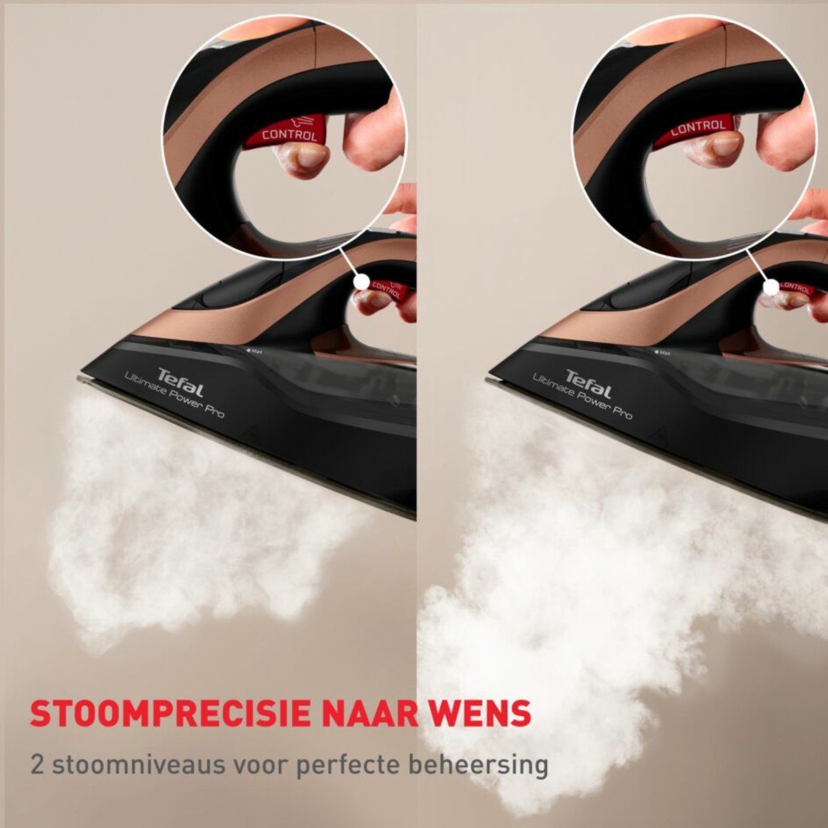 Tefal Ultimate Power Pro FV9E50 - Stoomstrijkijzer - Extra Krachtig - Automatische Uitschakeling - 3200W thumbnail 2