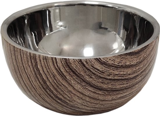 Adori Voerbak Dubbelwandig Bijou - Hondenvoerbak - 15.5x8 cm Bruin