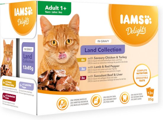 Iams Delights Land Collection 12 x 85 gr