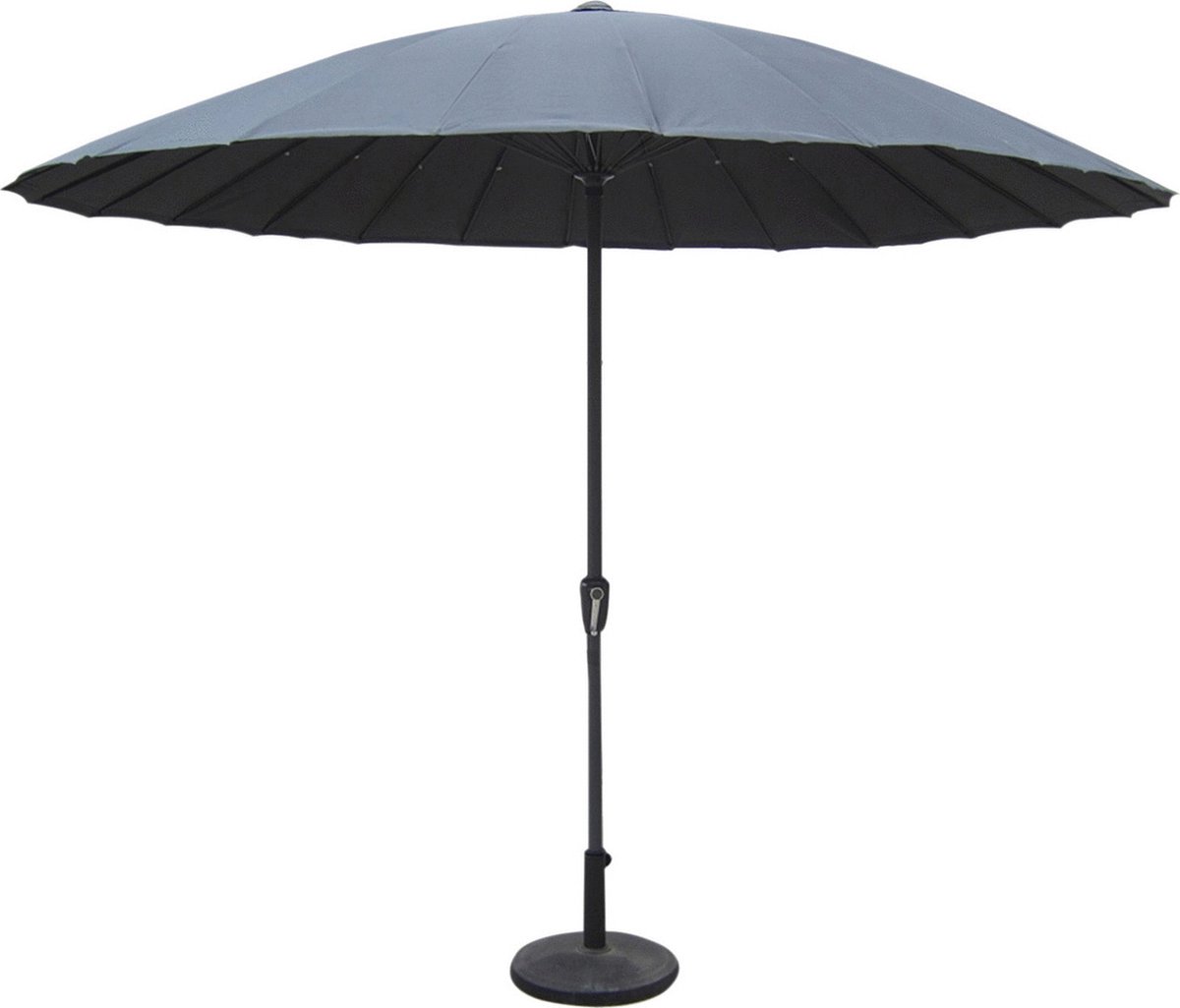 Bestgarden Aluminium Parasol in Antraciet color with Ø3m canopy, ideal for outdoor use.