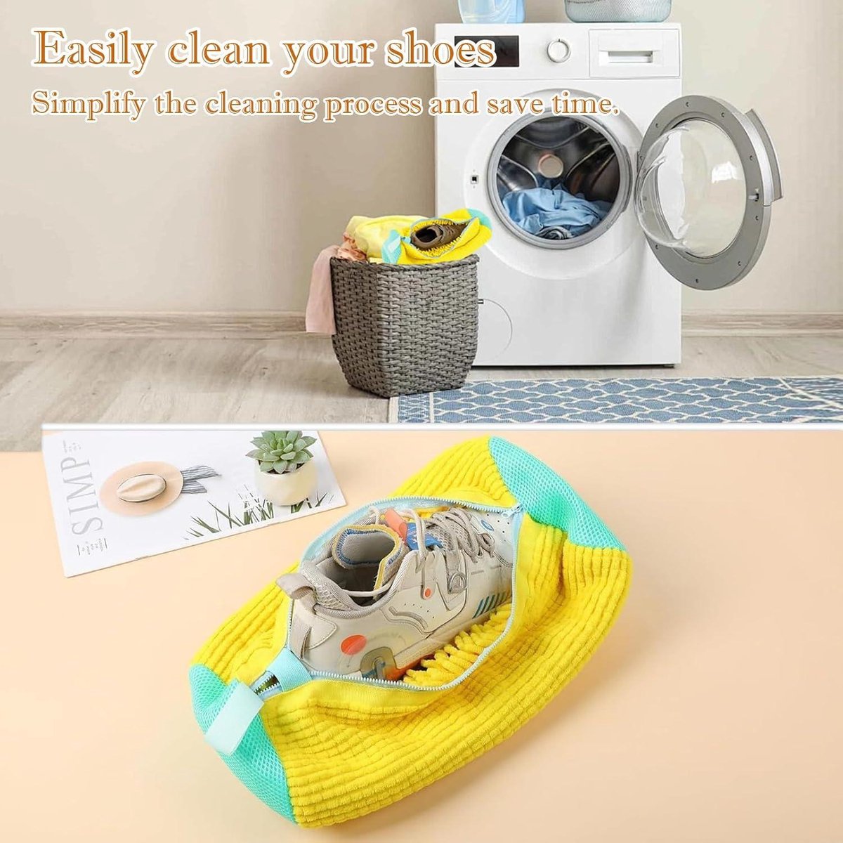 Schoenen Waszak Voor Wasmachine Herbruikbare Mesh Schoenenzak