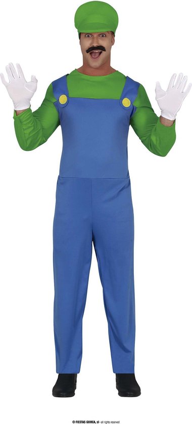 Luigi Outfit Heren Budget - Maat XL