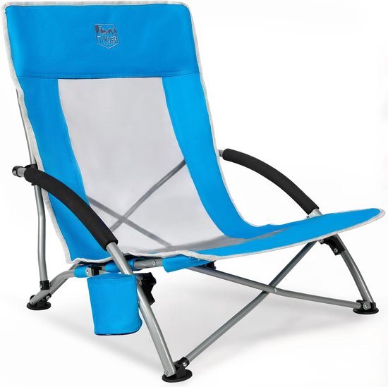 Silla Plegable de Playa y Camping Crespo AL/223-M - 7 posiciones - Gris Oscuro D