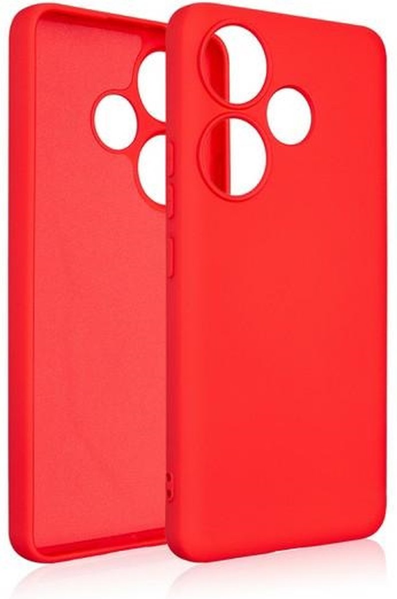 Beline siliconen hoesje voor Xiaomi Poco F6 rood/ed