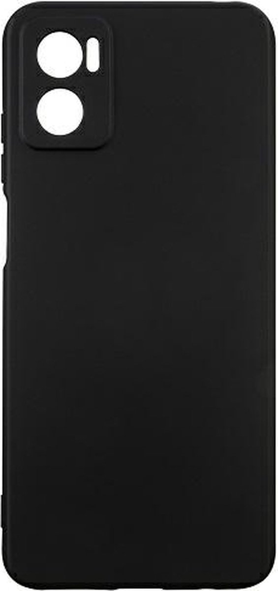 Beline Siliconen hoesje voor Motorola Moto E22i zwart/zwart