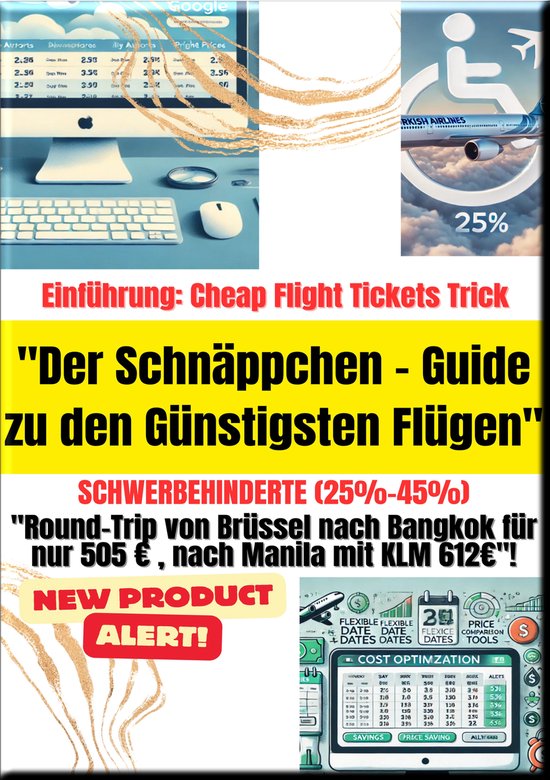 "Der Schnäppchen -Guide zu den Günstigsten Flügen" Schwer ... - cover