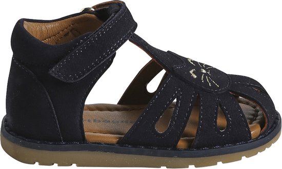 Vertbaudet Sandales scratchées fermées cuir bébé