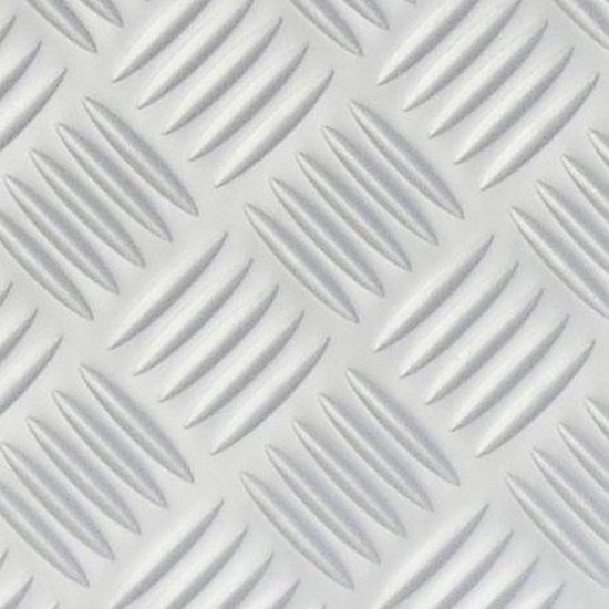 Decoratie plakfolie - traanplaat - glimmend - zilver - 45 cm x 1,5 meter zelfklevend - meubelfolie