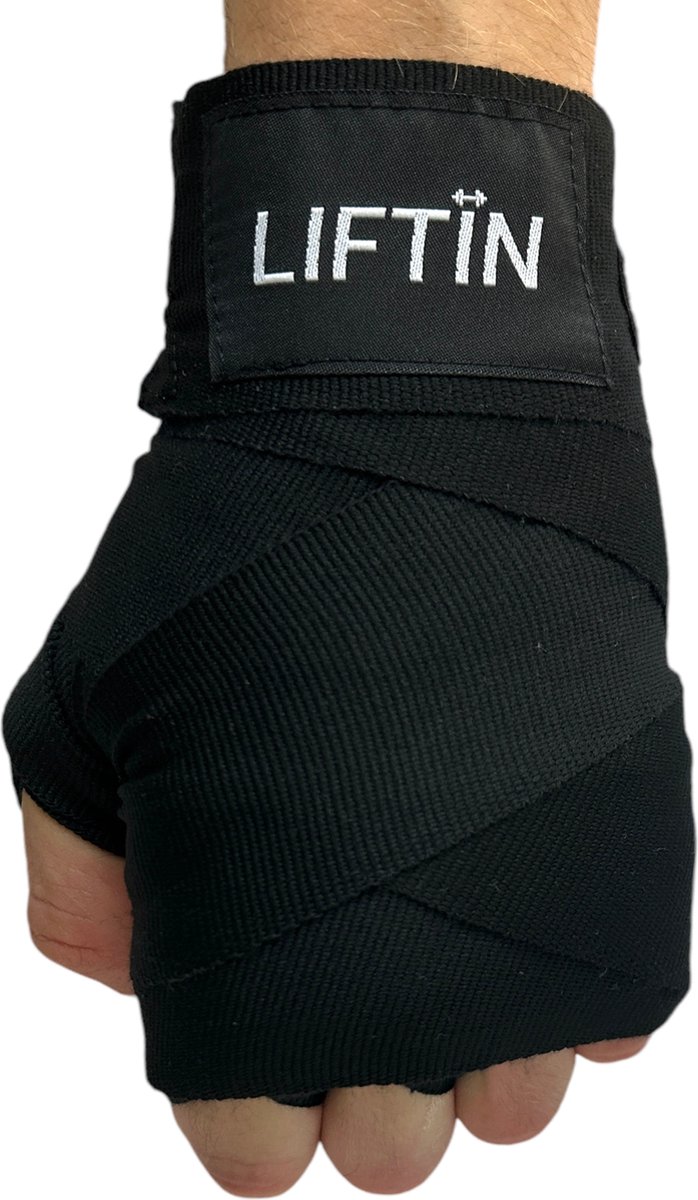 LIFTIN® - Boxing Wraps - Box Wraps - Boxen - Handbandage - Handwraps - Sportbandage - Kickbox Bandage - 1 paar