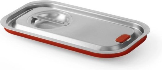 HENDI Deksel voor GN-containers – siliconenrand – luchtdichte afsluiting – 354x325 mm