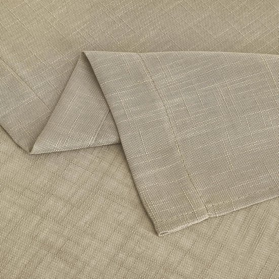 L.Z.E Gordijnen Beige Semi-Transparant, 145 cm (57 Inch) Val Linnen