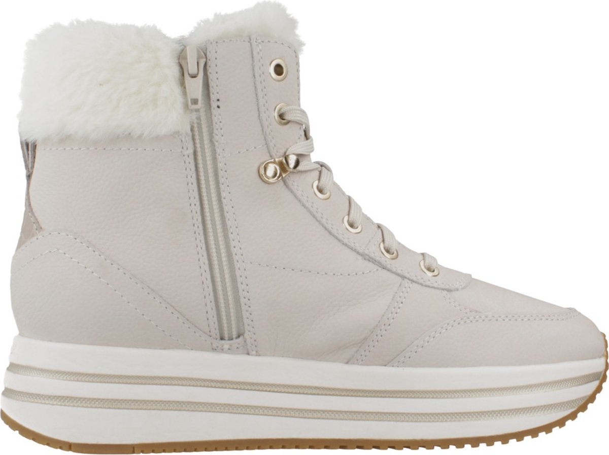 Geox NEW KENCY - Sneakers laag - light taupe/light gold/beige