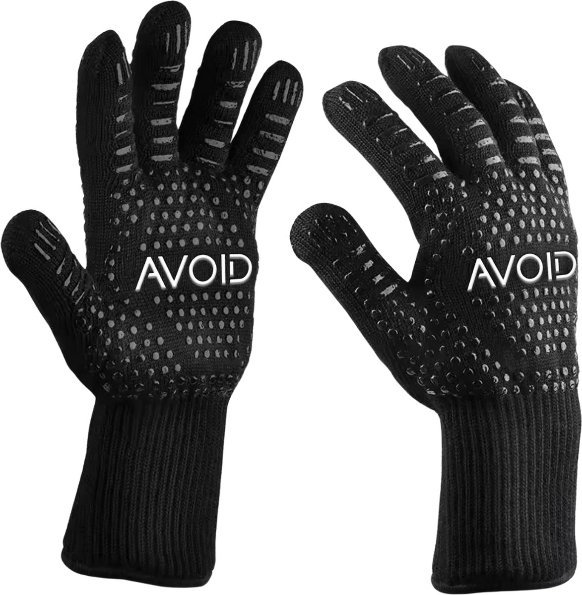 AVOID BBQ Handschoenen Hittebestendig - Premium Ovenwanten - BBQ Accesoires - Ovenhandschoenen Hittebestendig