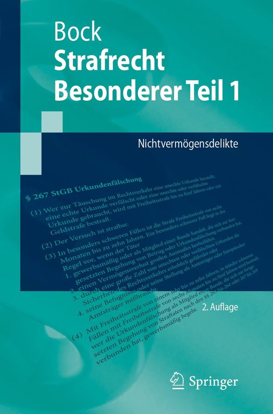Social Science and Law (German Language) - Strafrecht Besond ... - cover