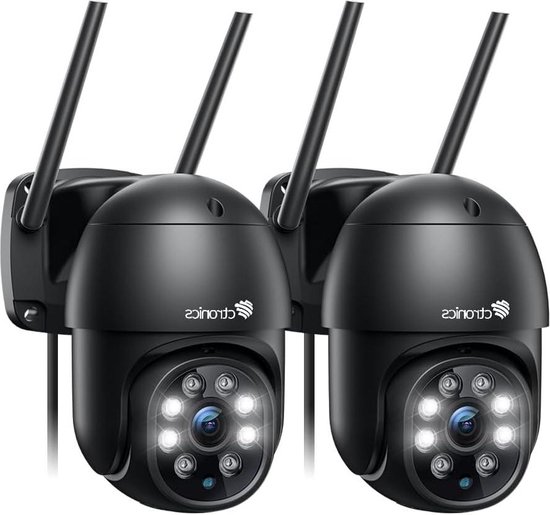 VIMTAG 2,5K Buitenbewakingscamera – 5GHz WiFi – Kleurnachtzicht – PIR-detectie – 2-weg Audio – IP66 – Cloud & SD-opslag – Voor Thuis En Tuin