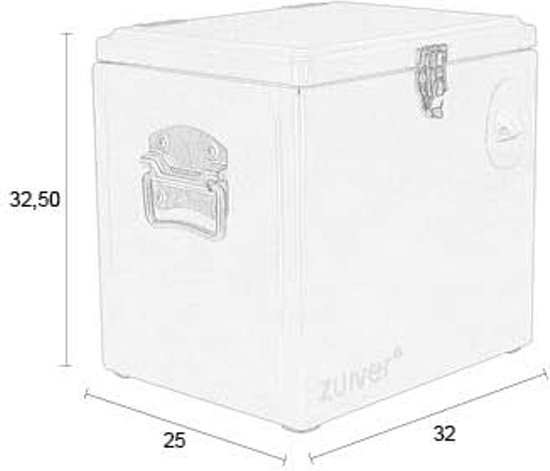 Zuiver Cooler Be Cute Koelbox Oranje van Zuiver — afbeelding 3
