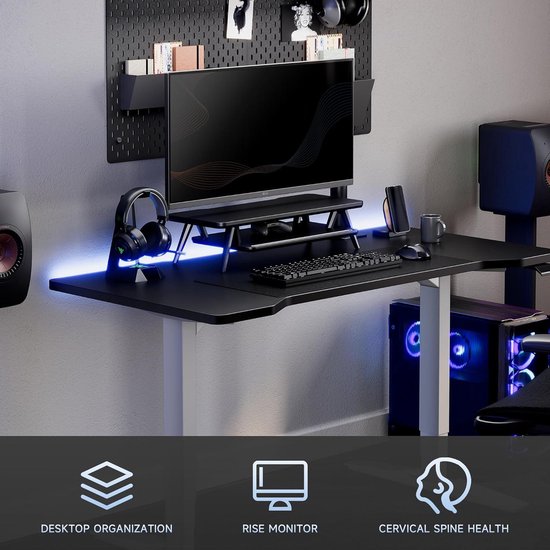 Monitorstandaard Walnoot 115 cm - - De nummer #1