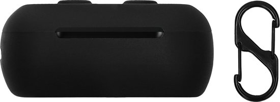 kwmobile Hülle kompatibel mit Anker Soundcore Life P2 mini Hülle - Kopfhörer Case - TPU Silikon Cover - Schutzhülle in Schwarz