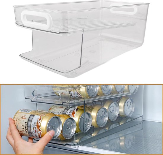 Piao Izoel Flessenhouder Koelkast Flessenrek Flessenrek Bierhouder Siliconen Stapelhulp Voor Flessen En Blikjes Houdt 15 Flessen