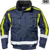SIR SAFETY CONTENDER Hi Vis Reflecterend 3-in-1 Werkjas HEREN Veiligheidsjas Blauw Geel - Waterdicht - Winddicht - Reflecterende Details