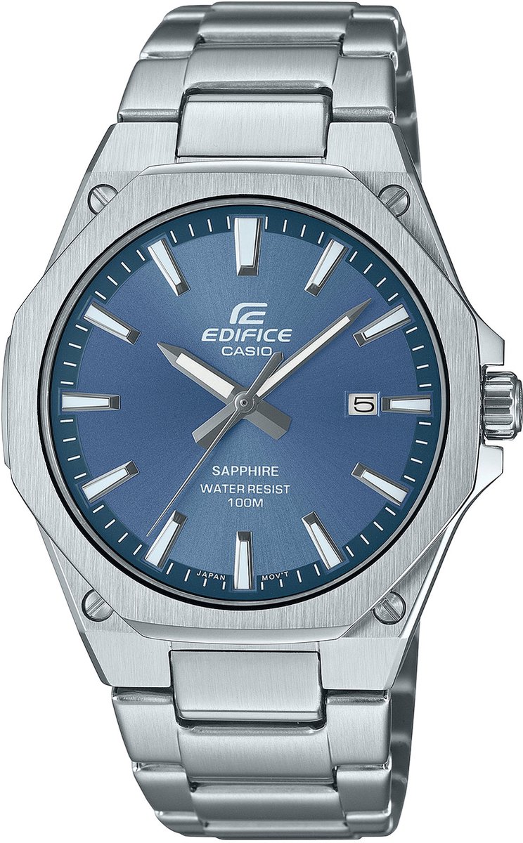 Casio Edifice EFR-S108D-2AVUEF Horloge - Staal - Zilverkleurig - Ø 39 mm