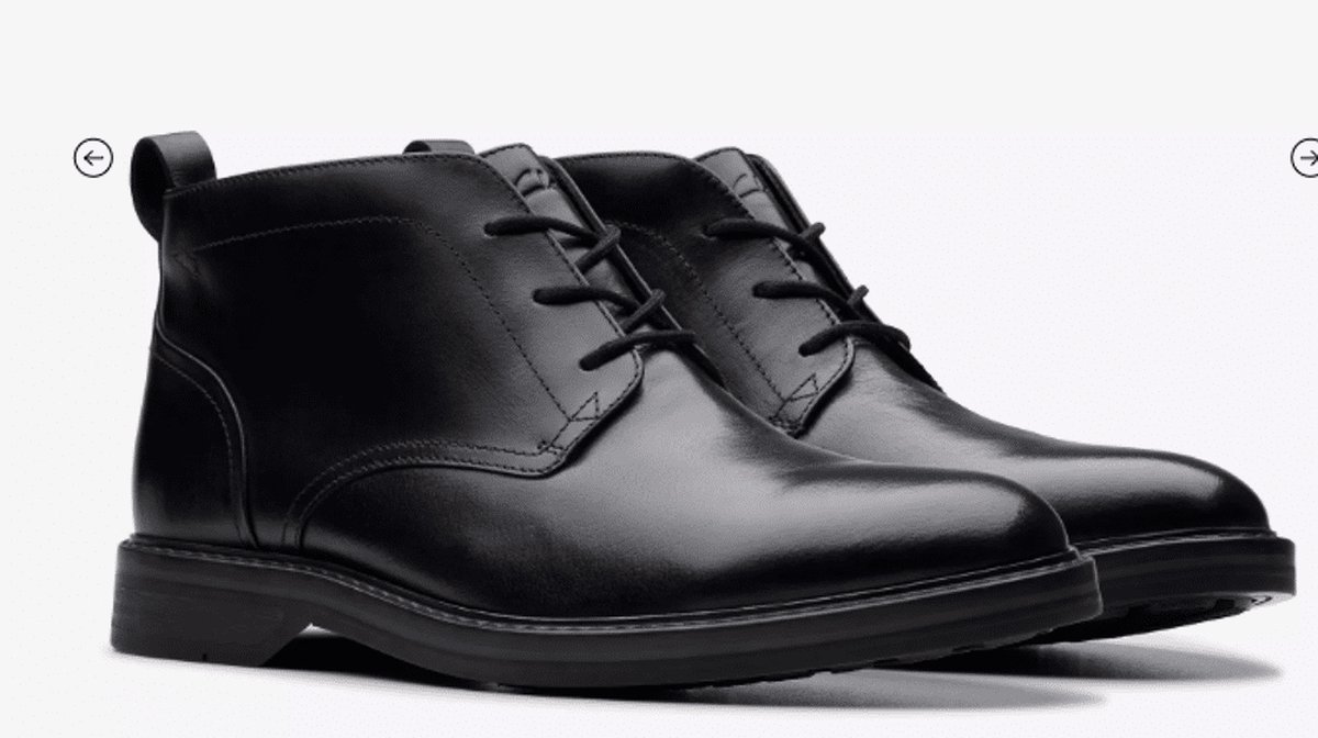 Clarks Heren Bottine Aldwin Chukka Cognac COGNA