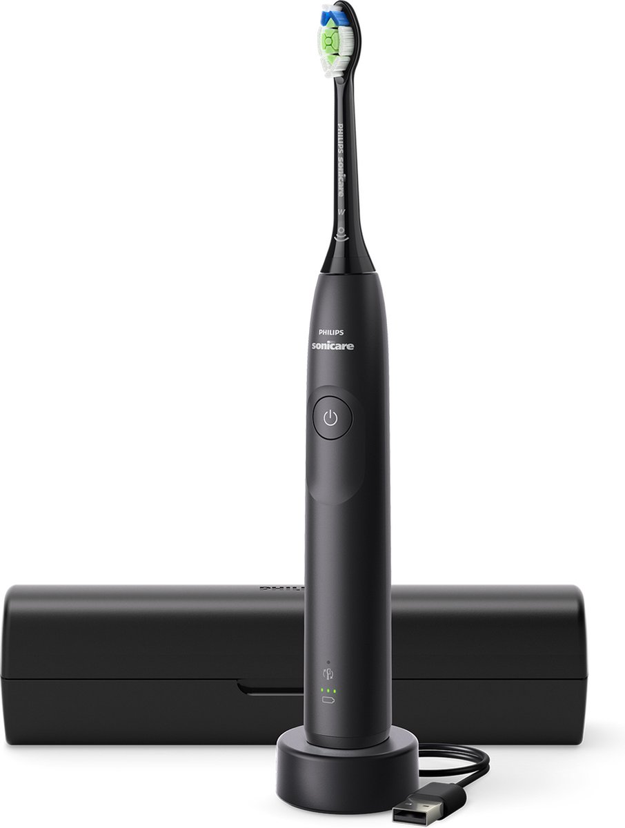 Afbeelding 3 van Philips Sonicare 5300 Series - Elektrische Tandenborstel - Zwart - Reisetui - Wittere tanden - HX7101/02