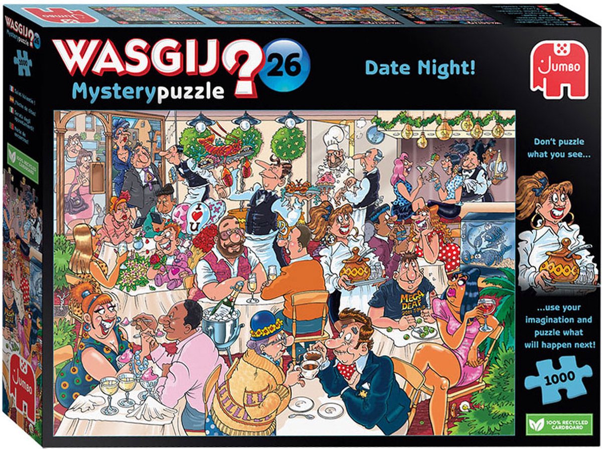 Wasgij Mystery 26 - Date Night! - Puzzel - 1000 stukjes