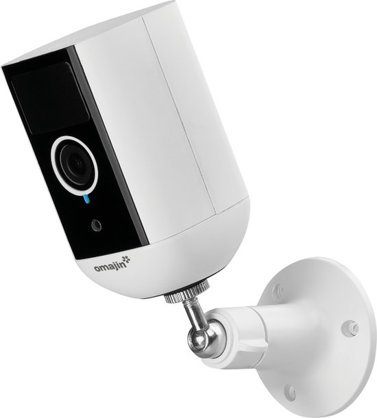 omajin Draadloos Batterij Camera - Beveiligingscamera - Bewakingscamera voor buiten - Outdoor camera - 2K - Nachtzicht 10m - Bewegingsdetectie - incl 64. GB SD-kaart - Wit van OM — afbeelding 5