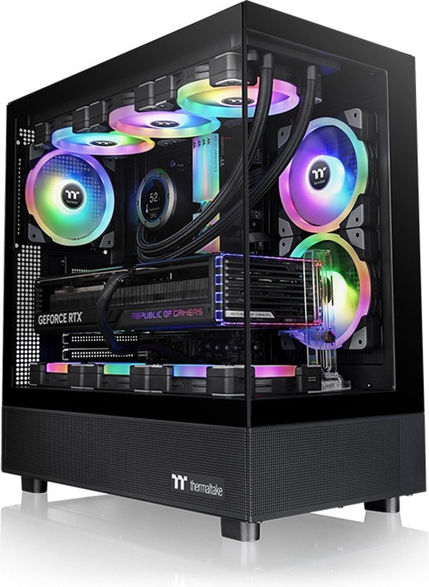 Thermaltake View 270 Tg Midi Tower Zwart behuizing - afbeelding 5
