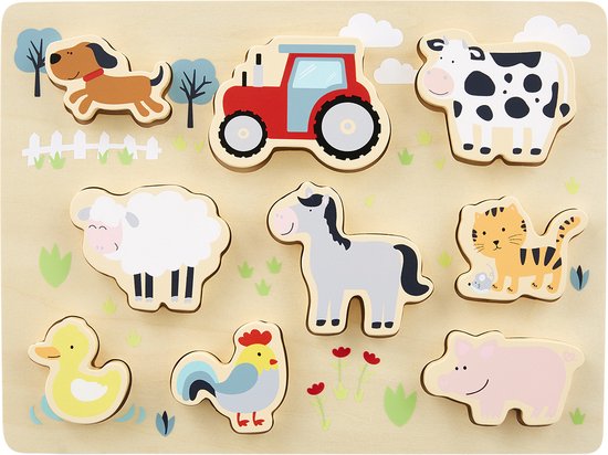 Vertbaudet Chunky boerderijpuzzel